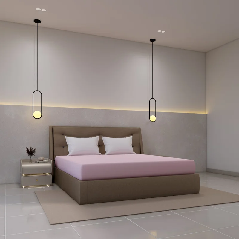 بونتو شرشف سرير إيطالي فاخر قطن ساتان  غرزة